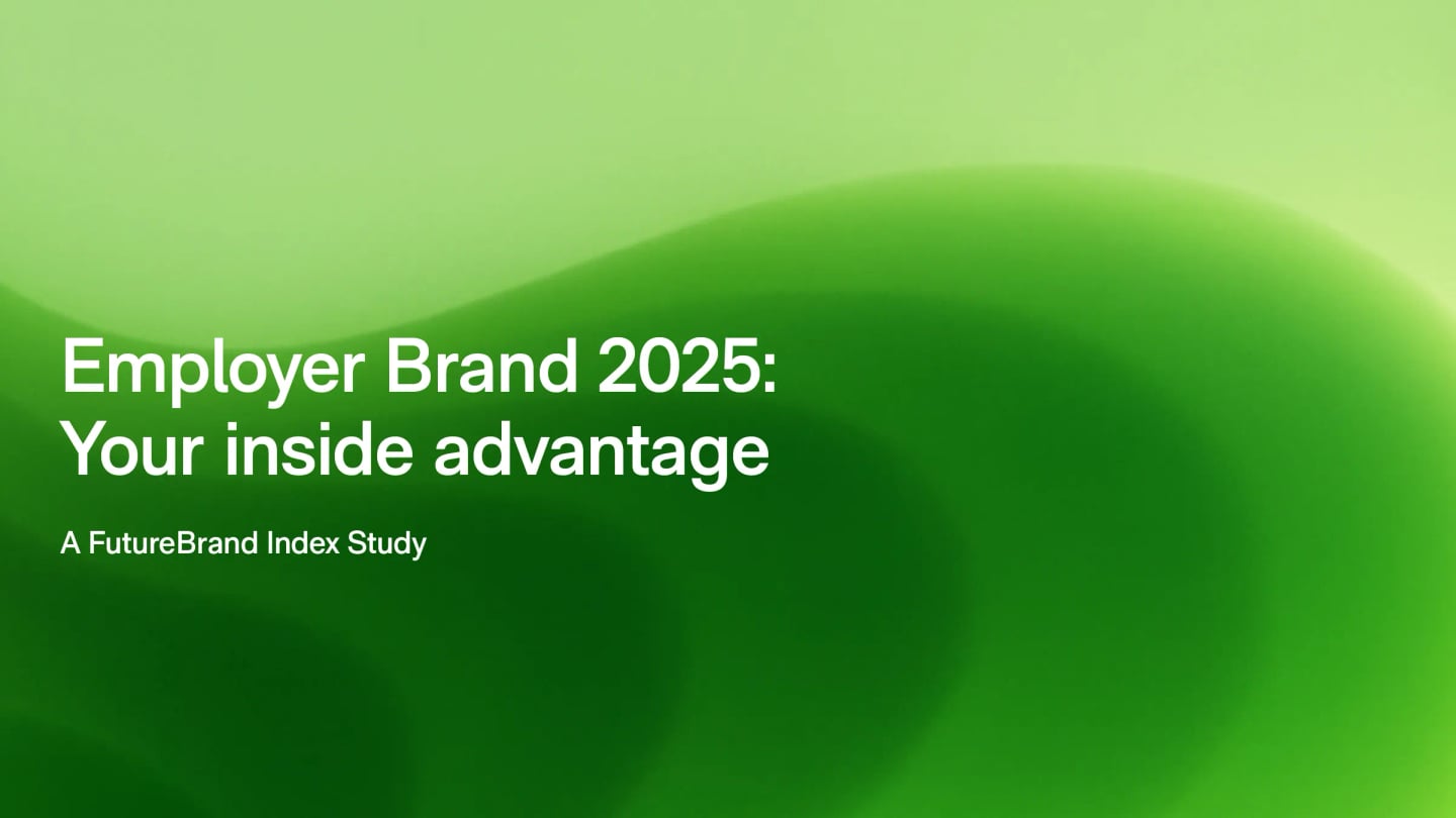 Employer Brand 2025: Your inside advantage